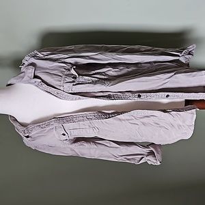 AE Military Boyfriend Fit Button Down